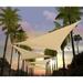 WENZHOU 8 x 8 x 8 Beige Sun Shade Sail Triangle AMTAPTN8-190GSM- Pergola Shade Sails Canopy for Patio