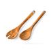 Berard France Acero Olivewood 2 Piece Salad Servers Set Wood Flatware/Wood in Brown | Wayfair BER03150