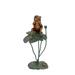 Metropolitan Galleries Bronze Frog on Lotus Fountain in Brown/Green | 42 H x 20 W x 22 D in | Wayfair SRB49944