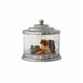 MATCH Glass Cookie Jar in Gray | 7.75 H x 8.3 W x 8.3 D in | Wayfair 1300.0