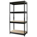 Hirsh Industries 3800 Series Shelving 30 W x 16 D x 60 H Black