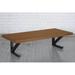 Lake Shore Solid Wood Sled Coffee Table Wood/Metal in Brown John Strauss Furniture Design, Ltd | 16 H x 48 W x 28 D in | Wayfair LS1930-48-M-SF