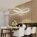 Modern LED Ring Pendant Light Kitchen Dining Room Dimmable Ceiling Light Fixture