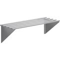 48 Long X 18 Deep Stainless Steel Tubular Wall Shelf | NSF Certified | Appliance & Metal Shelving | Kitchen Restaurant Garage Laundry Utility Room