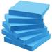 Pop Up Sticky Notes 3x3 Refills Self-Stick Notes 6 Pads Solid Color 100 Sheets/Pad (Blue) 3 x 3 inch