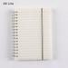 Beppter Notebook 1X Notepad Transparent Frosted Cover Coil Blank Line Lattice Journal Diary Notebook