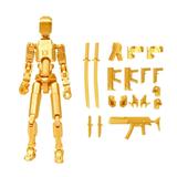 CELNNCOE T13 Action Figure 3D Printed Multi-Jointed Movable N13 Action Figure Lucky 13 Action Figure 13 Action Figure Dummy 13 Action Figure Hand Painted Figure Desktop Decorations Game Gifts