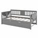 Red Barrel Studio® Aizaan Daybed in Brown/Gray | 34.1 H x 41 W x 79.5 D in | Wayfair 8AD00912D2CF423CB4F12DA1D78D0888