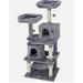 Tucker Murphy Pet™ 57" H Emmalyse Cat Tree, Sisal in Gray | 57 H x 20 W x 28 D in | Wayfair 0779CCBACFAD4FB4B490BEEA31C0E12C