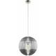 Lampe lattes Lampe suspendue OLMeRO ø 40 cm réglable en gris, blanc