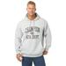 Men's Big & Tall Champion® oversized athletic hoodie by Champion in Heather Grey (Size 2XL)