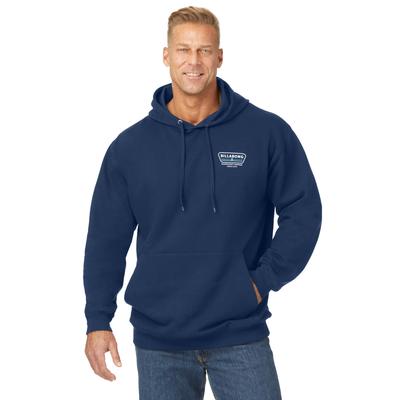 Men's Big & Tall Billabong pullover double logo hoodie by Billabong in Navy (Size 4XLT)