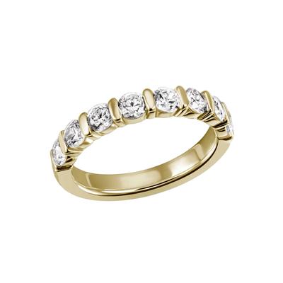 Fingerring FIRETTI "Schmuck Geschenk Silber 925 Silberring Ring Memoire-Optik glitzernd" Gr. 58, gold (gelbgoldfarben, kristallweiß, kristallweiß), Fingerringe, Damen, 58, Silber 925 (Sterlingsilber), 3,4mm, mit Zirkonia (synth.) Image