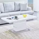 Furniture in Fashion Parini Coffee Table High Gloss Coffee Table For Living Room Centre Table Tea Table For Living Room Furniture White