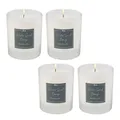 Dibor Set Of 4 Luxury Scented Candle Winter Spiced Orange Home Fragrance Table Candle 20Cl