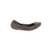 CALVIN KLEIN JEANS Flats: Brown Shoes - Women's Size 7 1/2 - Round Toe