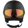 SALOMON Herren Helm HELMET ICON LT VISOR PHOTO Bk PG/Un, Größe S 5356 in Black/Pink Gold/