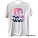 American Eagle Outfitters Shirts | American Eagle Ae-X Young Money Graphic Tee Shirt Sz. Large | Color: Blue/White | Size: L