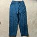 Anthropologie Pants & Jumpsuits | By Anthropologie Ultra High Waist Utility Pants Capri Blue 6 | Color: Blue | Size: 6