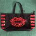 Victoria's Secret Bags | Nwt Vs Sequin Red Lips Weekender Tote | Color: Black/Red | Size: Os