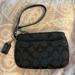 Coach Bags | Coach Black Logo Wristlet Black Clean | Color: Black | Size: Os