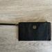 Michael Kors Bags | Michael Kors Fulton Large Leather Zip Clutch (Black) | Color: Black/Gold | Size: Os