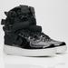 Nike Shoes | Nike Air Force 1 Ruby Rose Black Patent Leather Women’s Size 9.5 High Top Shoes | Color: Black | Size: 9.5