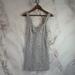 Free People Dresses | Free People Tank Dress Taupe Purple Jersey Lined Bodycon Mini | Color: Cream/Purple | Size: Xs