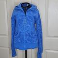 Lululemon Athletica Jackets & Coats | Lululemon Athetica Blue Paisley Scuba Jacket Size 6 | Color: Blue | Size: 6