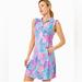 Lilly Pulitzer Dresses | Lilly Pulitzer Upf 50+ Luxletic Silvia Dress In Splendor In The Sand | Color: Blue/Pink | Size: Xs