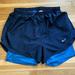 Nike Shorts | Nike Dri Fit Blue Athletic Running Shorts Built In Compression Shorts Womens M | Color: Blue | Size: M