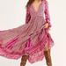 Free People Dresses | Free People Happy Feelings Floral Midi Dress | Color: Pink/Tan | Size: L