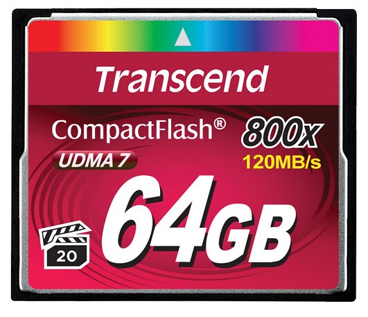 Transcend 64GB 800x CF Kompaktflash MLC Image