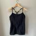 Lululemon Athletica Tops | Lululemon Athletica Black Power Y Tank Top - Sz 8 - Black | Color: Black | Size: 8