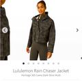 Lululemon Athletica Jackets & Coats | Lululemon Rain Chaser Jacket Heritage 365 Camo Dark Olive Multi Size 10 | Color: Green | Size: 10
