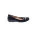 Life Stride Flats: Ballet Wedge Casual Black Print Shoes - Women's Size 8 - Round Toe