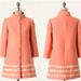 Anthropologie Jackets & Coats | Anthropologie Lauren Moffatt Eastward Wool Blend Dress Coat | Color: Pink | Size: S