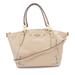 Coach Bags | Coach Kelsey Leather Satchel With Floral Stitching In Soft Nude Pink Crossbody | Color: Cream/Tan | Size: Os