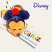 Disney Toys | Disney Cuddleez Sleeping Mickey Mouse Plush Mini Stuffed Animal Toy! New! | Color: Purple/Red | Size: See Photos