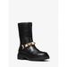 Michael Kors Shoes | Michael Michael Kors Layton Studded Leather Boot 6 Black New | Color: Black | Size: 6