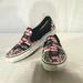 Vans Shoes | Men’s Vans “Label Mix” Slip On Skater Shoes Sz 8.5 | Color: Red/White | Size: 8.5