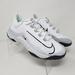 Nike Shoes | Nike Baseball Turf Shoes Womens 7 White Alpha Huarache Elite 4 Tf Softball Logo | Color: White | Size: 7