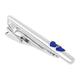 Silver Color Tie Clips for Mens Soft Enamel Necktie tie bar Clasp pin Male Jewelry (Color : A)