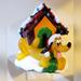 Disney Holiday | Disney Pluto Dog House Christmas Nightlight Night Light Figurine Disney Holiday | Color: Green/Yellow | Size: Os