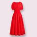 J. Crew Dresses | J Crew Eyelet Dress | Color: Red | Size: Xxl