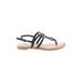 Universal Thread Sandals: Gray Solid Shoes - Women's Size 7 - Open Toe