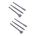 jojofuny 6 Pcs Flat Chisel Tile Bits for Drill Porcelain Tile Drill Bits Electric Hammer Chisel Concrete Drill Bits Electric Chisel Concrete Chisel Sds Plus Bits Ceramic Tile Hammer Drill