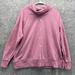 Nike Sweaters | Nike Sweater Women Medium Ladies Pink Outdoors Sweatshirt Pullover Spell Out Vtg | Color: Pink | Size: M