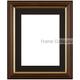 Frame Company Eldridge Mahogany 24x18 inch Picture Photo Frames With Black Mount for Image 18x12 inch *Choice of Sizes*