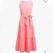 J. Crew Dresses | J. Crew Belted Cotton Gauze Midi Tank Dress Tiered Skirt Size 14 Summer 2023 | Color: Pink | Size: 14